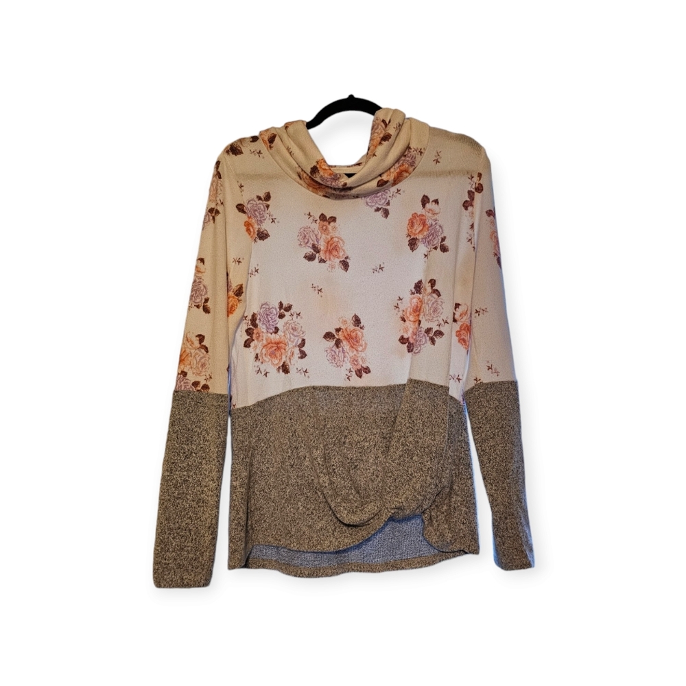 Maurices cowl neck‎ twisted shirt